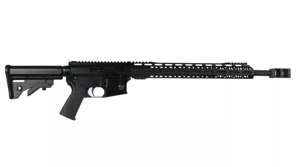 BC-15 | .450 Bushmaster Bolt Action Style Rifle with Muzzle Brake | 18" Parkerized Heavy Barrel | 1:24 Twist | 15" MLOK Split Rail