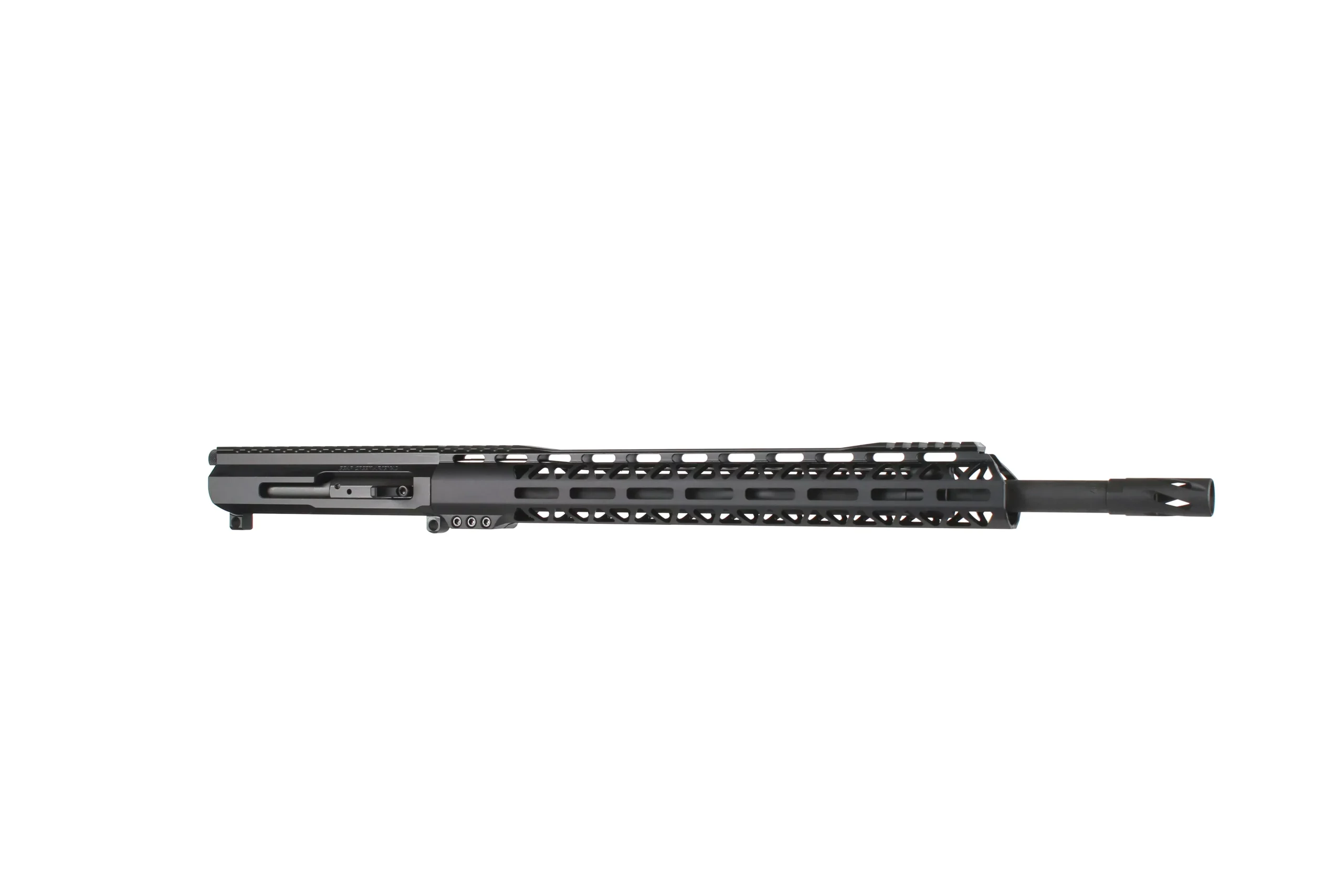 BC-15 | .450 Bushmaster Side Charging Complete Upper Assembly | 18" Black Nitride Heavy Barrel- 0.750 | 1:24 Twist | 4150Mid Length Length Gas System | MLOK | 15" Split Rail