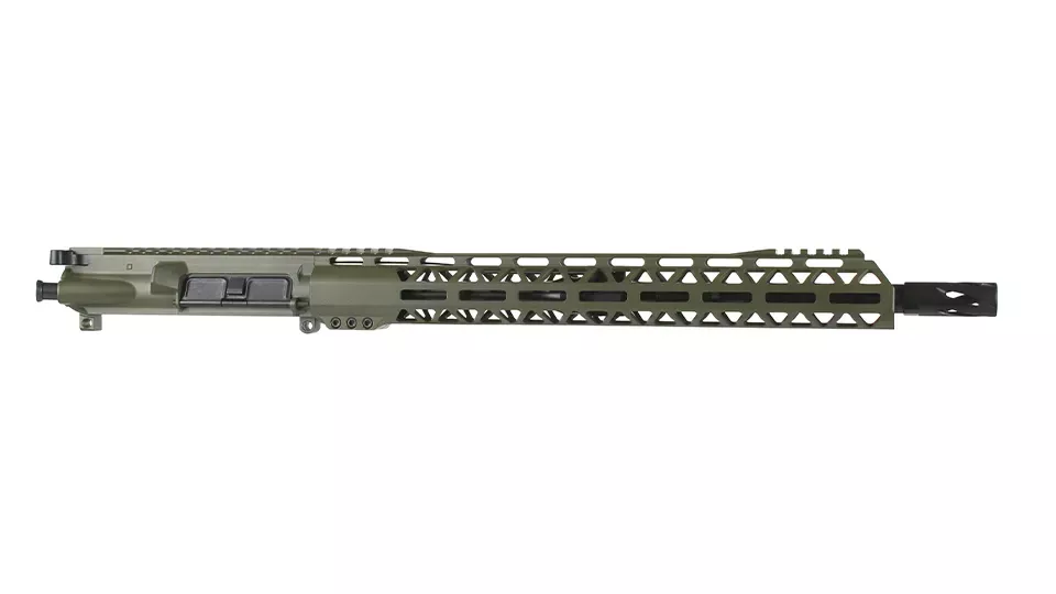 BC-15 | .458 SOCOM Olive Drab Green Cerakote Upper Assembly | 16" Parkerized Heavy Barrel | 1:14 Twist | 4150Carbine Length Gas System | MLOK Split Rail