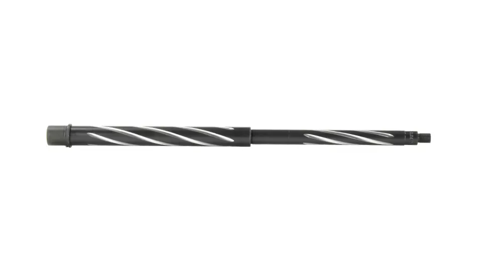 BC-15 | 5.56 NATO| 18" Black Nitride 416R SS Bear Claw Fluted Heavy Barrel | 1:8 Twist | Mid Length Gas System