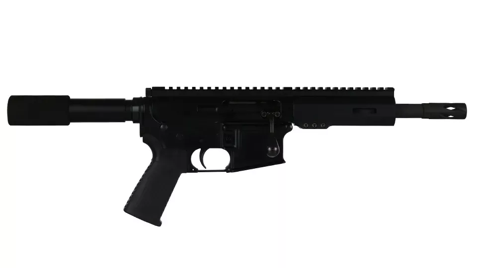 BC-15 | 5.56 NATO Bolt Action Style Complete Pistol | 7.5" Black Nitride Contour- 0.750 | 1:7 Twist | Forging Lower | 4150Pistol Length Gas System | MLOK | Split Rail