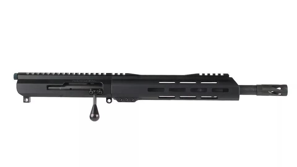 BC-15 | 5.56 NATO Bolt Action Style Upper | 11.5" Parkerized M4 Barrel | 1:7 Twist | Talon 10” MLOK Split Rail | with BCG & Charging Handle