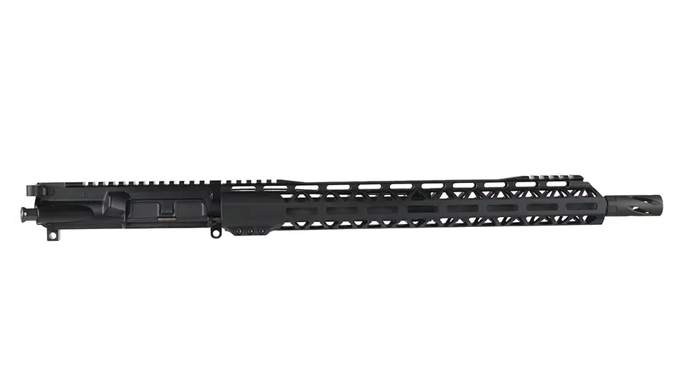 BC-15 | 5.56 NATO Forged Complete Upper Assembly | 16" Black Nitride Contour- 0.750 | 1:8 Twist | 4150Carbine Length Gas System | MLOK | 15" Split Rail