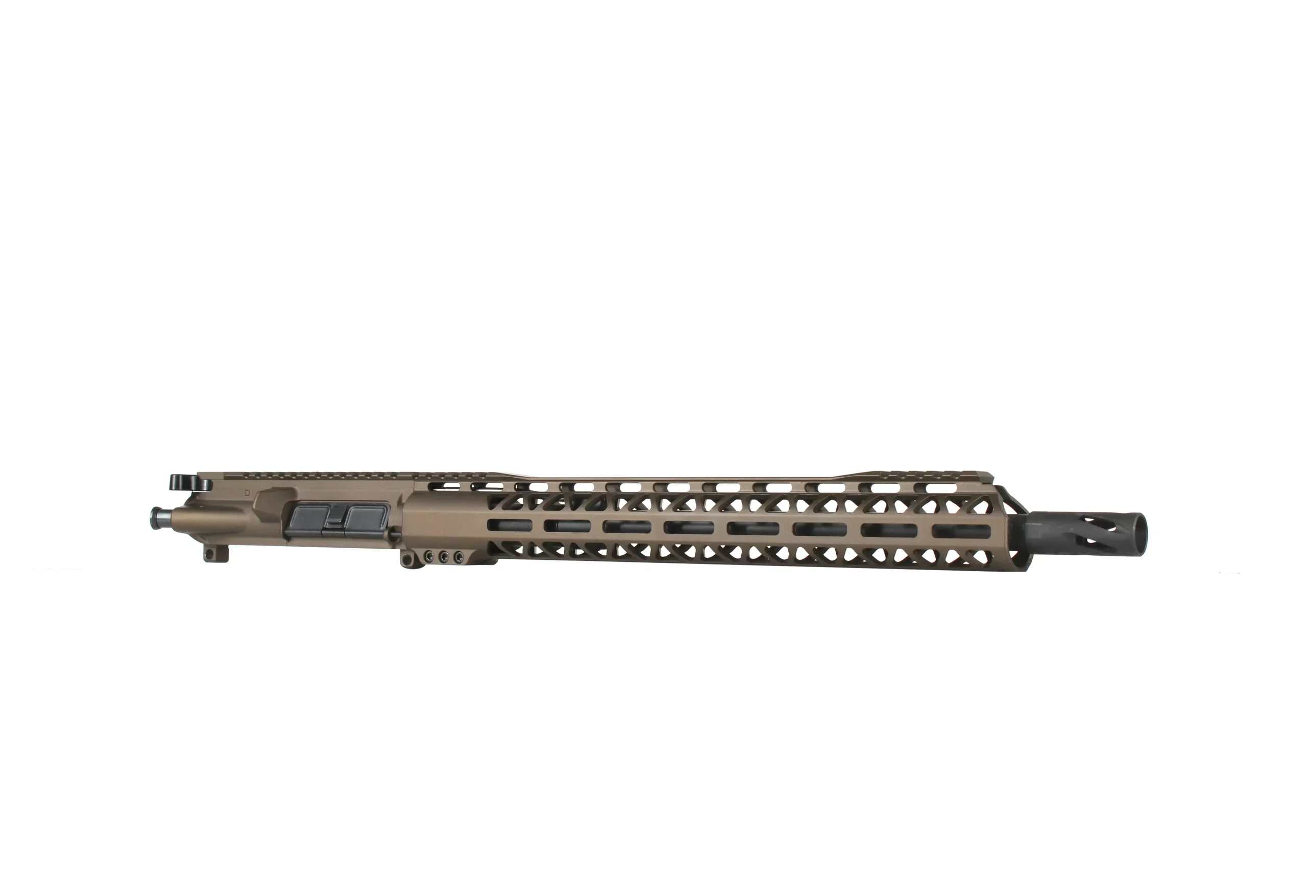 BC-15 | 5.56 NATO Midnight Bronze Cerakote Upper | 16" Parkerized M4 Barrel | 1:7 Twist | Carbine Length Gas System | Talon 15” MLOK Split Rail | with BCG & Charging Handle