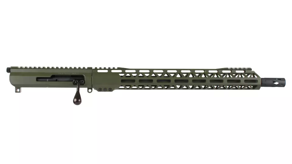 BC-15 | 5.56 NATO Olive Drab Green Cerakote Bolt Action Style Upper | 16" Parkerized Contour | 1:7 Twist | MLOK Split Rail
