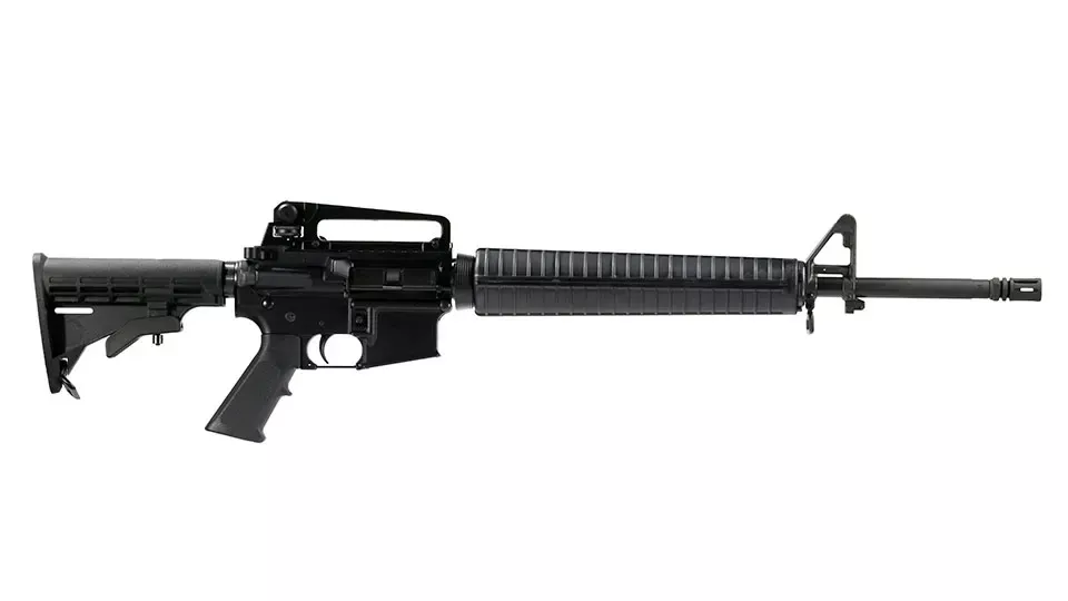 BC-15 | 5.56 NATO Rifle | 20" Parkerized Heavy Barrel | 1:7 Twist | Rifle Length Gas System | Rifle Handguard | A2 Front Sight & Carry Handle | Non-Collapsible Butt Stock | No Magazine