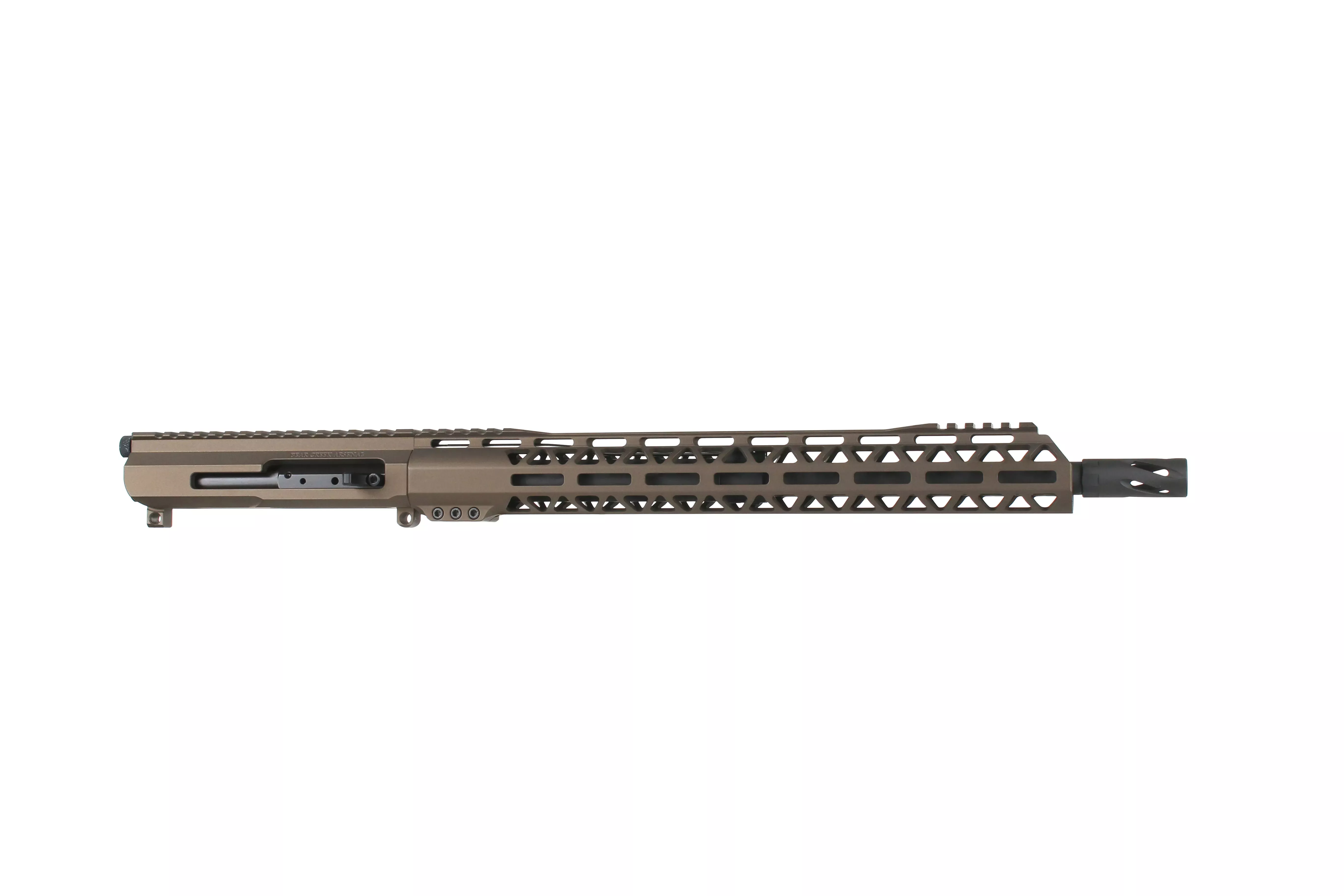 BC-15 | 5.56 NATO Right Side Charging Midnight Bronze Cerakote Upper| 16" Black Nitride M4 Hammer Forged Barrel | 1:7 Twist | Carbine Length Gas System | Talon 15” MLOK Split Rail | with BCG & Charging Handle