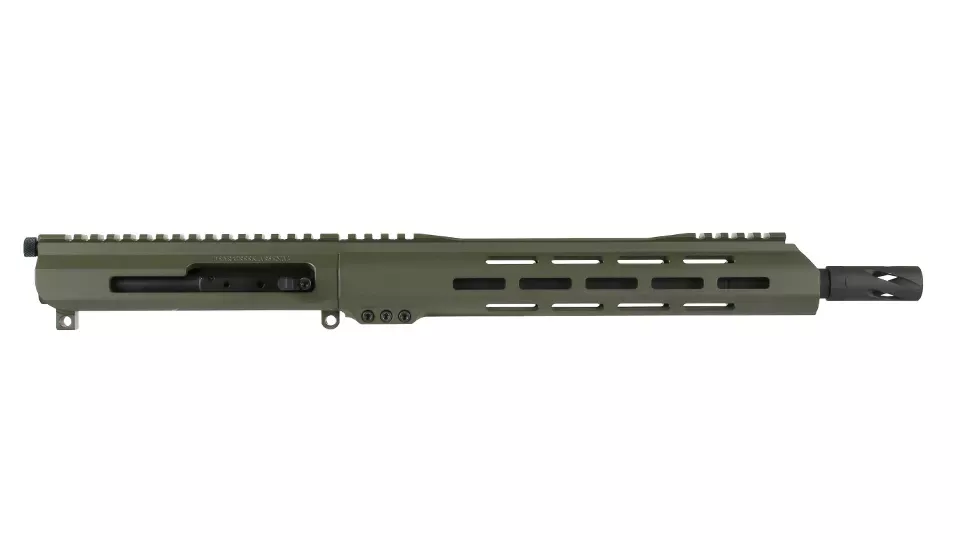 BC-15 | 5.56 NATO Right Side Charging ODG Cerakote Upper | 12.5" Parkerized SOCOM Barrel | 1:7 Twist | Mid-Length Gas System | Talon 12" MLOK Split Rail | with BCG & Charging Handle