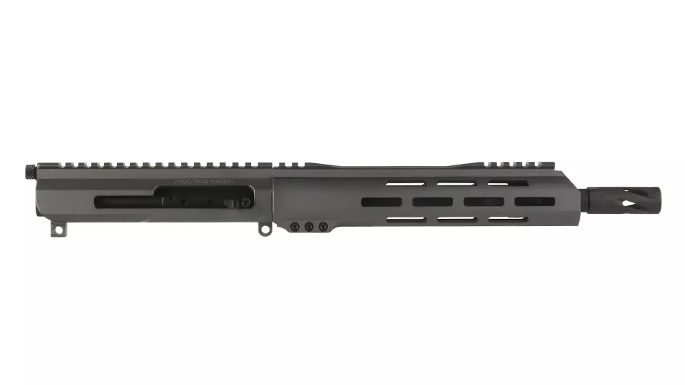BC-15 | 5.56 NATO Right Side Charging Tungsten Cerakote Upper | 10.5" Parkerized M4 Barrel | 1:7 Twist | Carbine Length Gas System | Talon 10" MLOK Split Rail | with BCG & Charging Handle