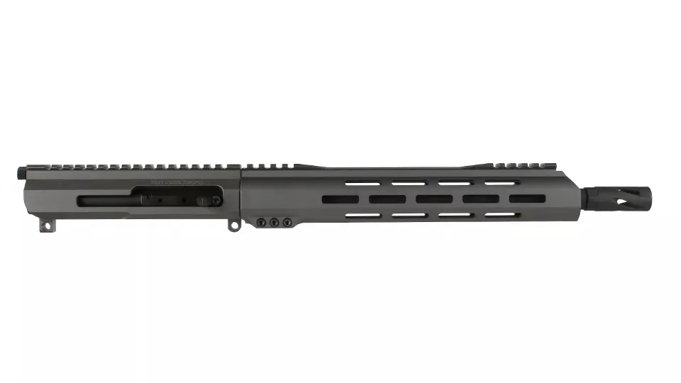 BC-15 | 5.56 NATO Right Side Charging Tungsten Cerakote Upper | 12.5" Parkerized SOCOM Barrel | 1:7 Twist | Mid-Length Gas System | Talon 12" MLOK Split Rail | with BCG & Charging Handle