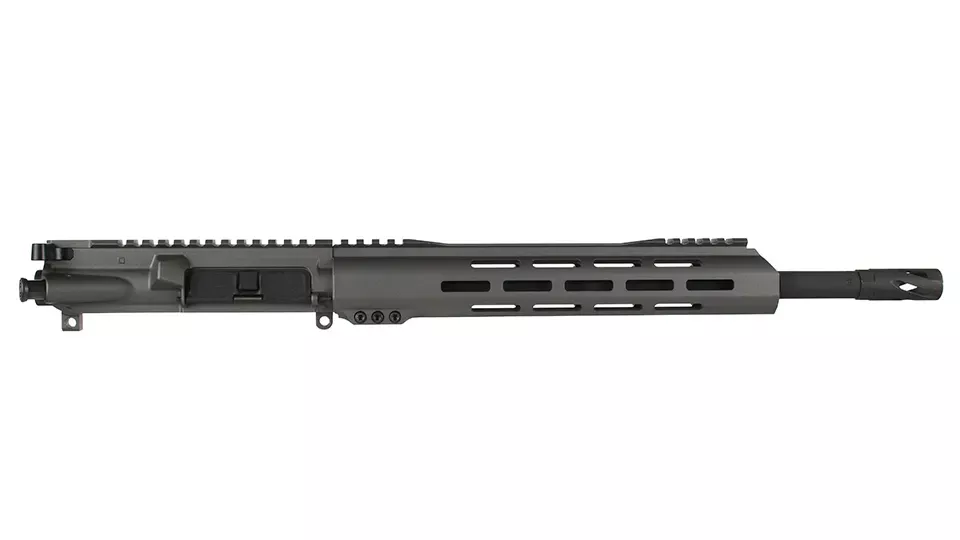 BC-15 | 5.56 NATO Tungsten Cerakote Upper | 14.5" Parkerized M4 Barrel | 1:7 Twist | Carbine Length Gas System | Talon 12" MLOK Split Rail | with BCG & Charging Handle