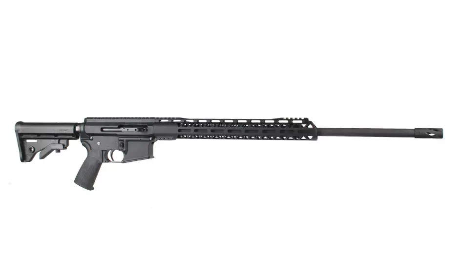 BC-15 | 6.5 Grendel Side Charging Rifle | 24" Parkerized Heavy Barrel | 1:8 Twist | Forged Lower | Rifle Length Gas System | MLOK Split Rail