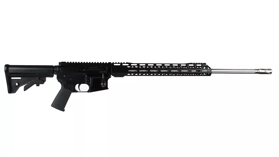 BC-15 | 6mm Arc Bolt Action Style Rifle | 24" 416R SS Straight Fluted Heavy Barrel | 1:8 Twist | Talon 15” MLOK Split Rail | No Magazine