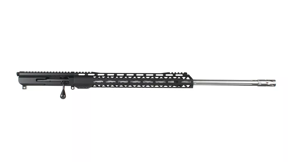 BC-15 | 6MM Arc Bolt Action Style Upper | 24" 416R SS Straight Fluted Heavy Barrel | 1:8 Twist | Talon 15” MLOK Split Rail | with BCG & Charging Handle