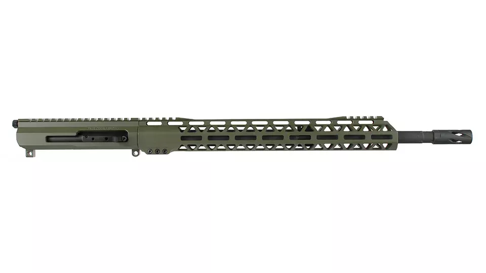 BC-15 |6mm Arc Right Side Charging ODG Cerakote Upper | 18” Parkerized Heavy Barrel | Mid-length Gas System | 1:8 Twist|Talon 15” MLOK Split Rail| with BCG & Charging Handle