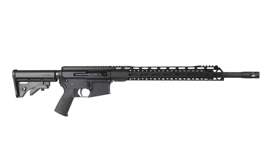 BC-15 | 6mm ARC Right Side Charging Rifle | 18" Parkerized Heavy Barrel | 1:8 Twist | Mid-Length Gas System | 15" MLOK Split Rail| Forged |No Magazine
