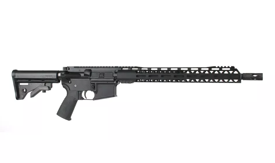 BC-15 | 7.62x39 Rifle | 16" Parkerized Heavy Barrel |1:10 Twist | Carbine Length Gas System | Standard Hand Guard | A2 Front Sight | No Magazine