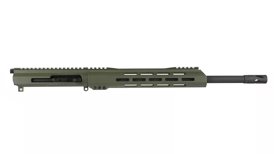 BC-15 | 7.62x39 Right Side Charging ODG Cerakote Upper | 16" Parkerized Heavy Barrel | 1:10 Twist | Carbine Length Gas System | Talon 15” MLOK Split Rail | with BCG & Charging Handle