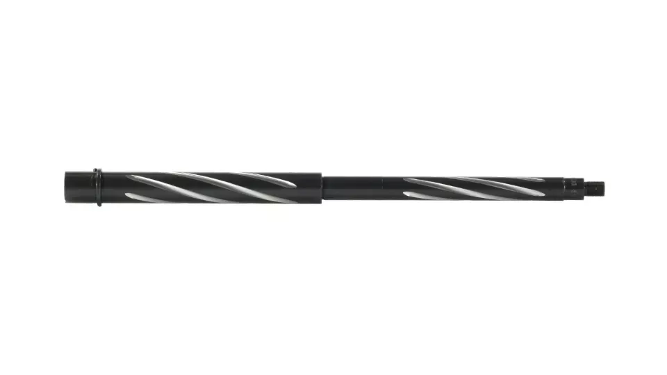 BC-15 Barrel | 5.56 Nato | 16" Black Nitride 416R SS Bear Claw Fluted Heavy Barrel | 1:8 Twist | Carbine Length Gas System