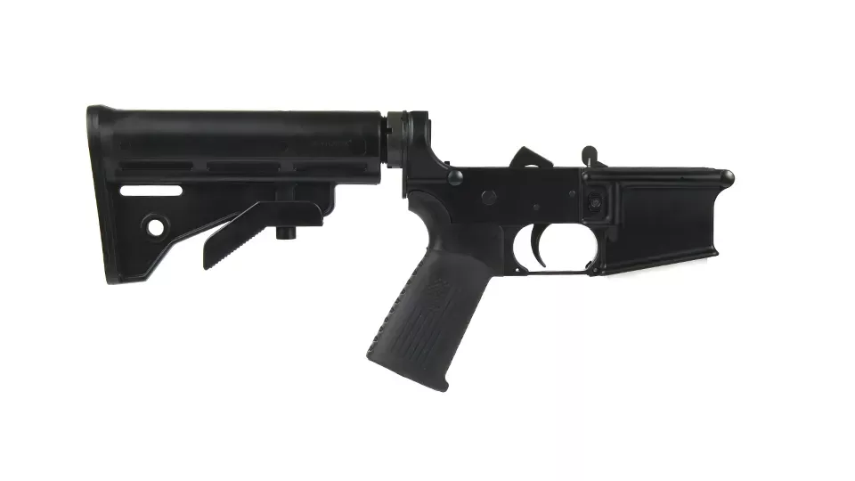 BC-15 | Multi-Caliber | Forged | Complete Lower Assembly | Black Anodized