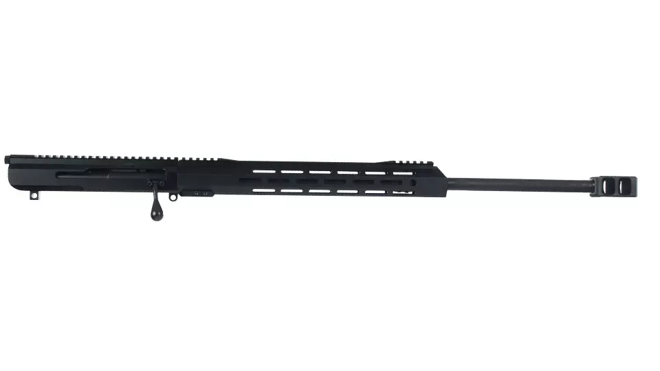 BC-8 | Huntmaster| .300 Winchester Magnum Bolt Action Style Upper | 24" Parkerized Light-Weight Barrel | 1:10 Twist | Rifle Length Gas System | 15" MLOK | with BCG & Charging Handle