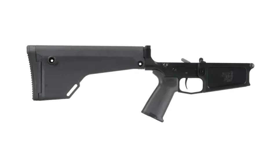 BC-8 | Multi-caliber Complete Billet Lower Assembly | Black Anodized | MagPul Stock & Grip | Enhanced 3 lb Trigger