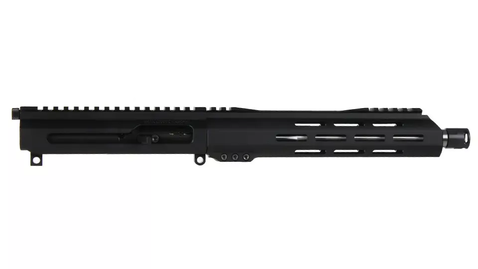BC-9 | 9mm Right Side Charging Upper | 10.5" 416R SS M4 Barrel | 1:10 Twist | Blow Back Gas System | MLOK Split Rail - Micro Flash Hider