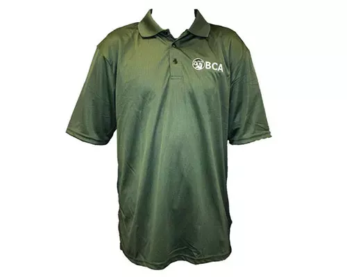 BCA Collared Dry Fit Shirt|Green