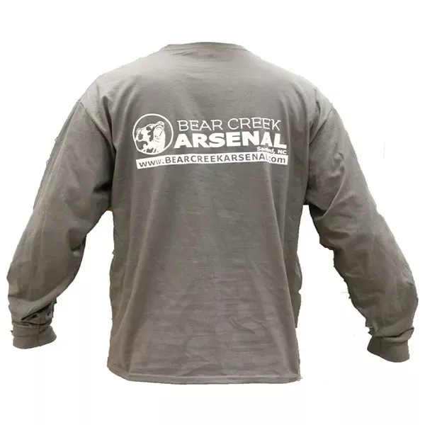 BCA Grey Gildan 6 oz. Ultra Cotton Long Sleeve T-Shirt