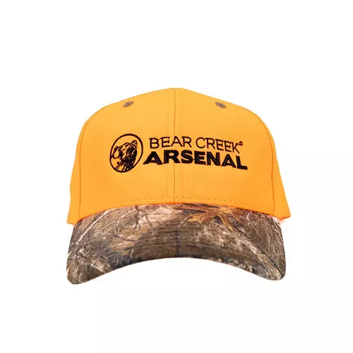 BCA | Hunting Outdoor Hat | Blaze Orange with Real Tree Camo Brim