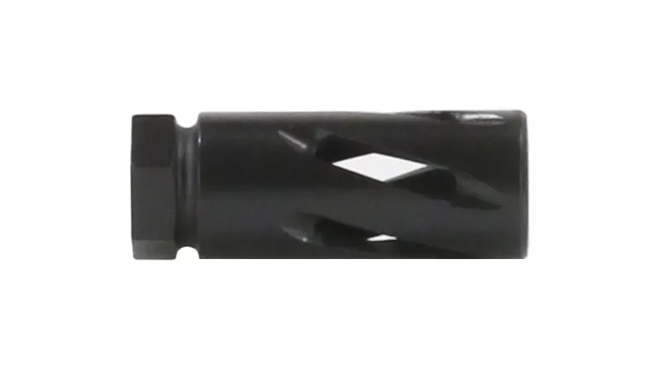 BCA Long Spiral Flash Hider Parkerized |5/8 x 24 | .300 Blackout / 7.62x39 / 6.5 Grendel / 6mm Arc / .350 Legend / .308 / 6.5 Creedmoor / .243 / .22-250