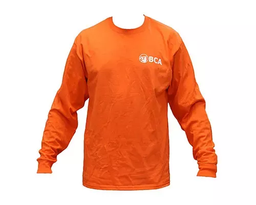 BCA Orange Gildan 6 oz. Ultra Cotton Long Sleeve T-Shirt