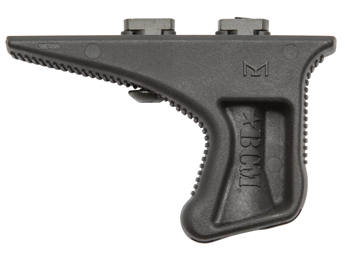 BCM KAGMCMRBLK BCMGunfighter Kinesthetic Angled Grip MOD 3 Made of Polymer With Black Finish for M-Lok Rail