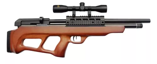 Beeman 1357 Under-LeverPre-Charged Pneumatic 177 Pellet 12+1 Shot Black Black Receiver European Hardwood Scope 4x32mm