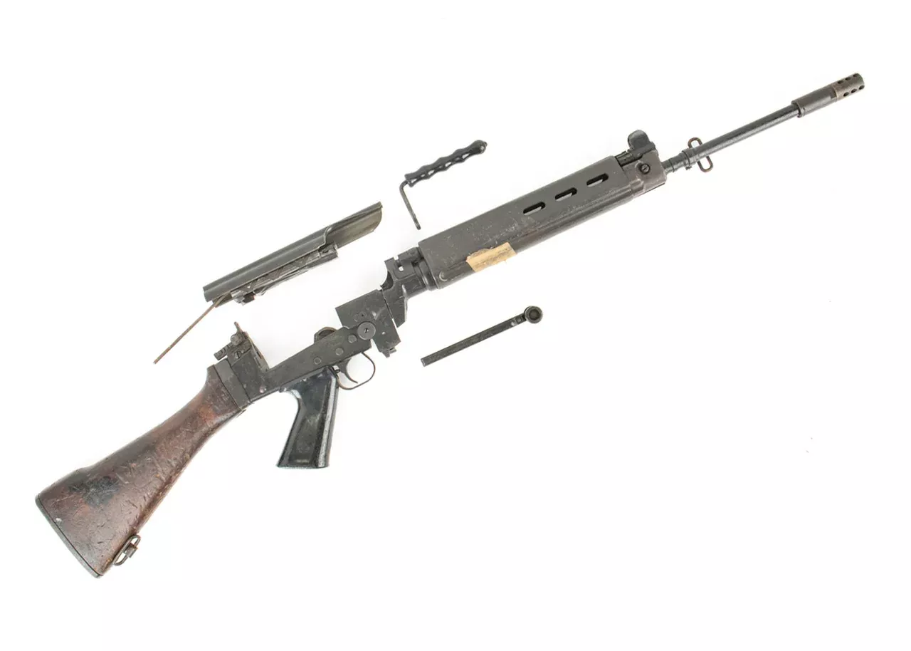 Belgian FN FAL 7.62×51 (.308) Lebanese Contract Parts Kit with Original Populated Intact Barrel
