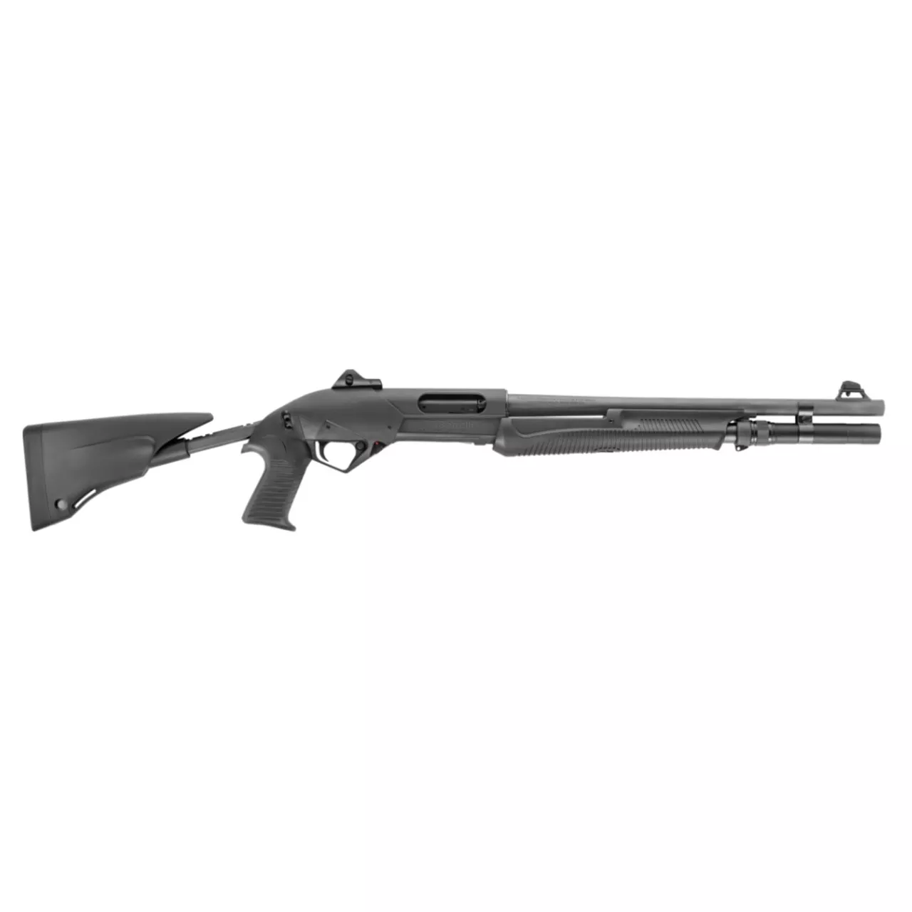 Benelli LE Supernova Pump Action Shotgun with Pistol Grip Stock and Ghost Ring Sights - 18.5" - Demo Unit