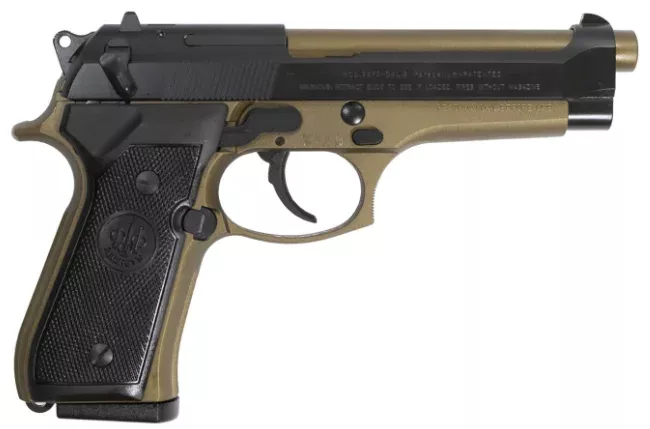 Beretta 92FS 9mm DA/SA Pistol with Burnt Bronze Frame