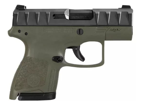 Beretta APX Carry 9mm Pistol with OD Green Polymer Frame