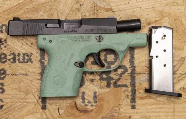 Beretta BU9 Nano 9mm Police Trade-In Pistol Robins Egg Blue