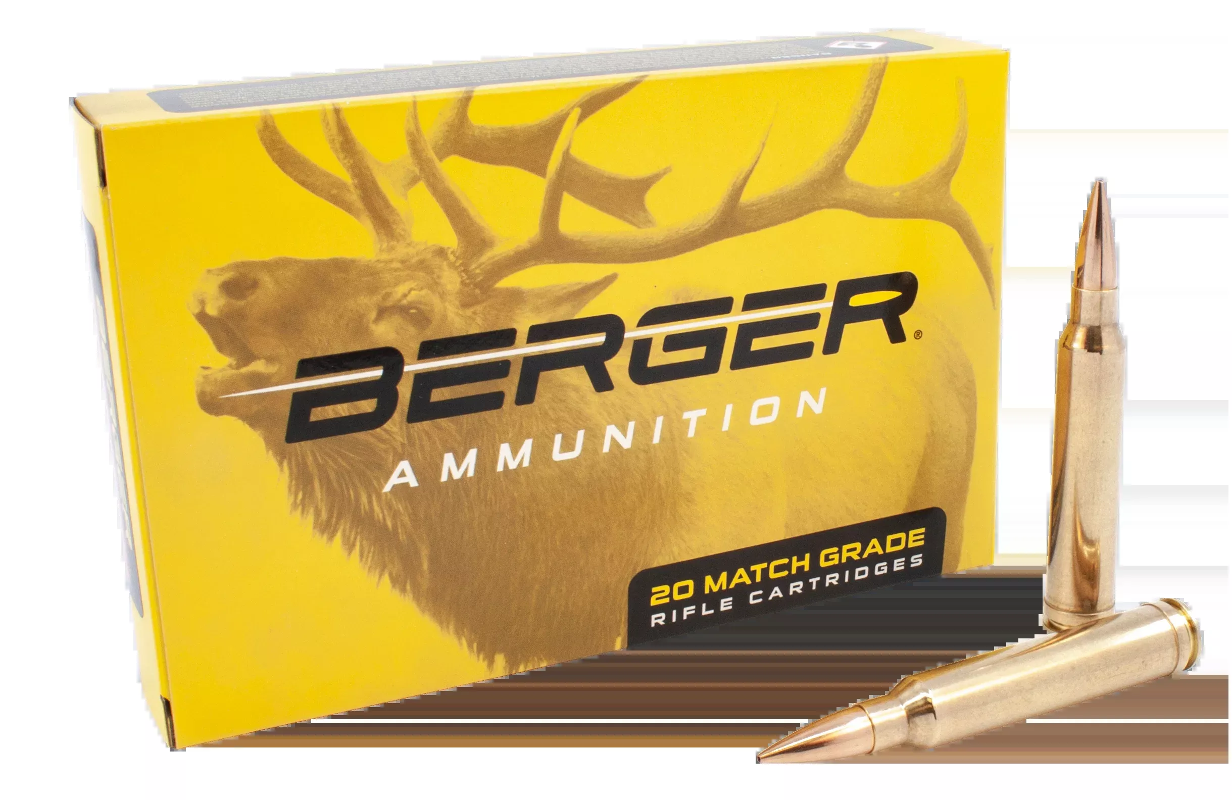 Berger Bullets Classic Hunter .300 Win Mag 168gr Hybrid Boat Tail Rifle Ammo 20rd Box 70010