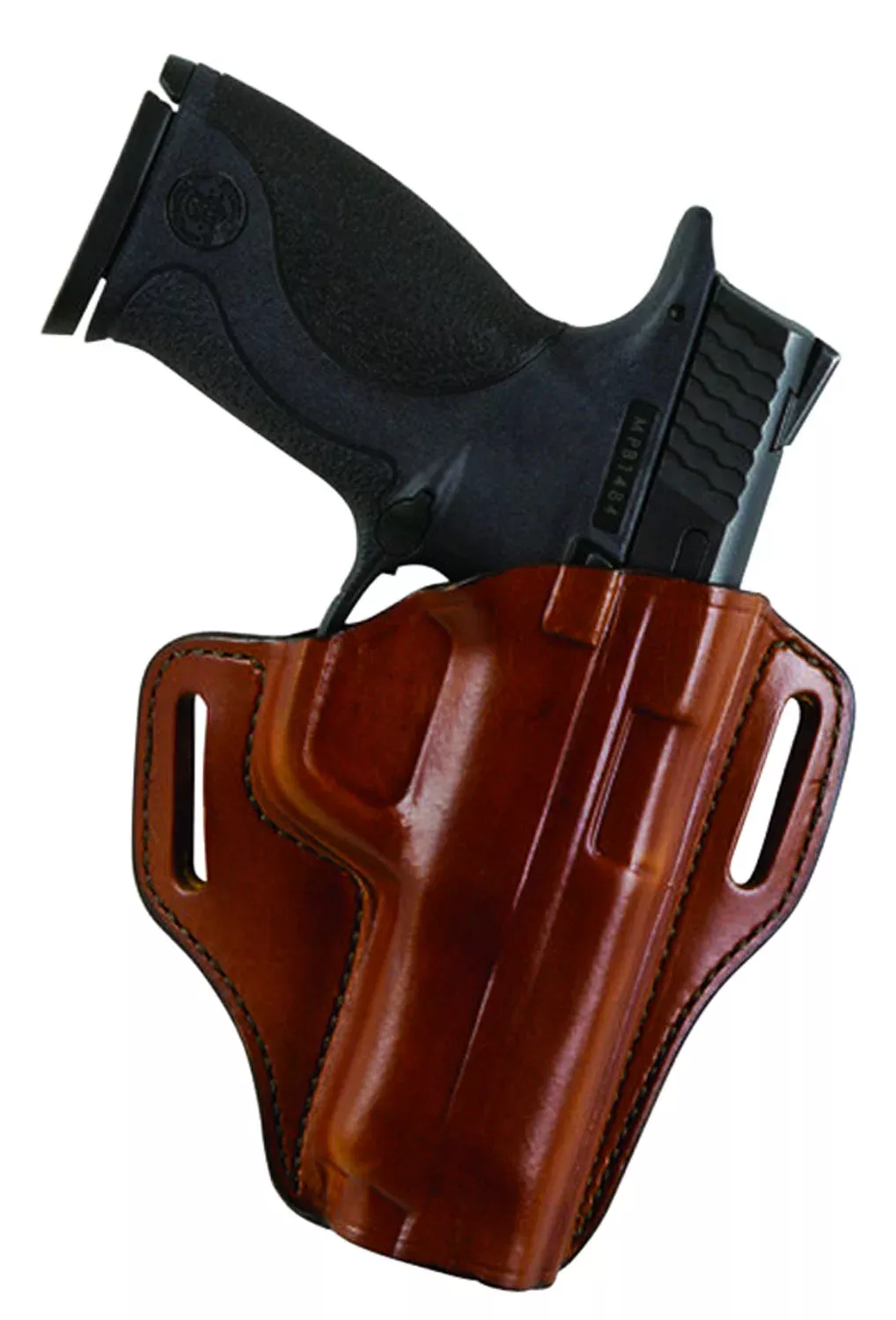 Bianchi 23944 57 RemedyOWB Size 10A Tan Leather Belt Slide Fits Colt 1911 Officer Right Hand