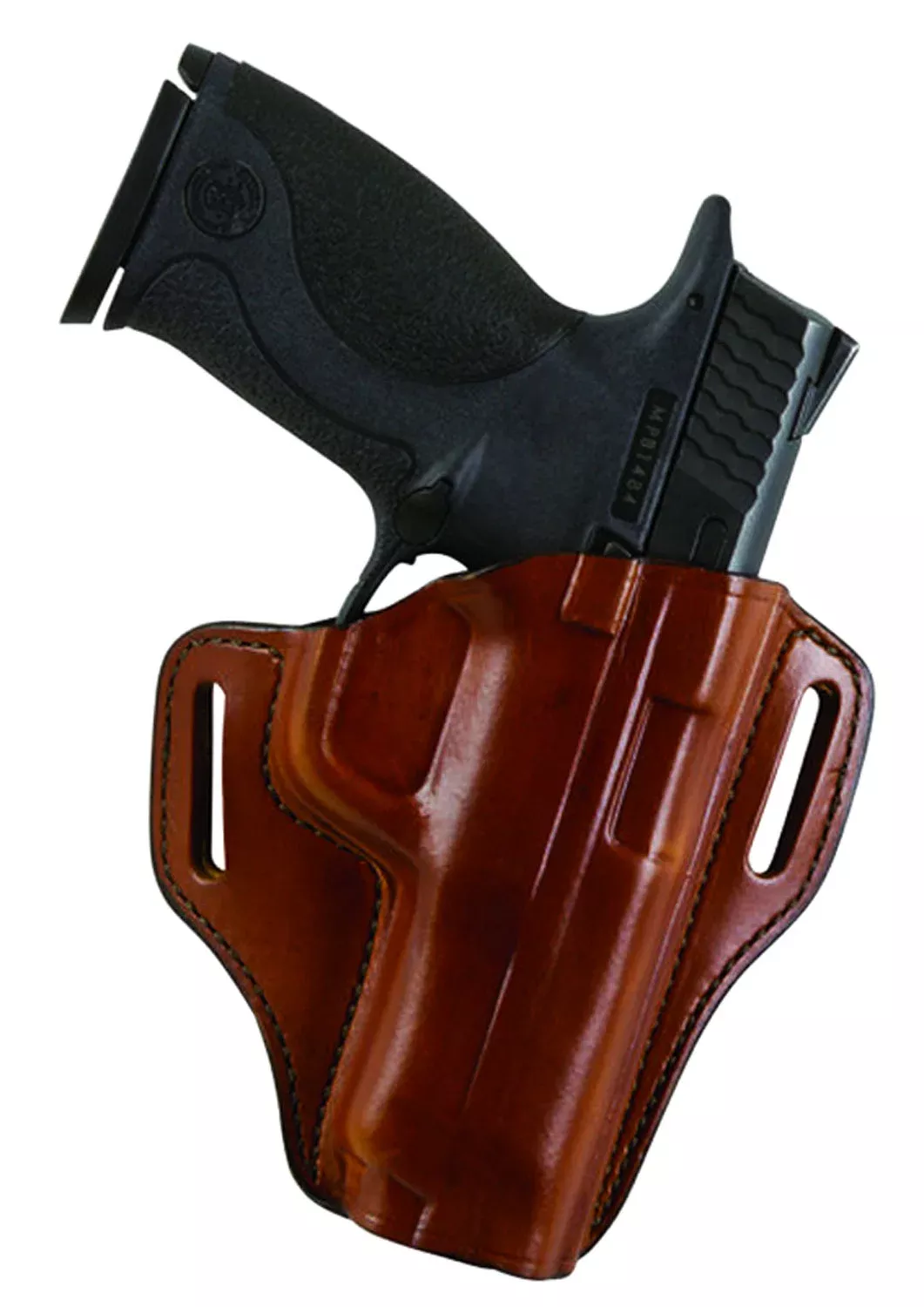 Bianchi 25017 57 RemedyOWB Size 10 Tan Leather Belt Slide Fits Colt 1911 Government Left Hand