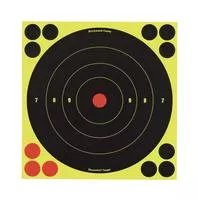Birchwood Casey Shoot- N- C Targets 8 Inch Round Bullseye 6 Targets 24 Pasters 34805