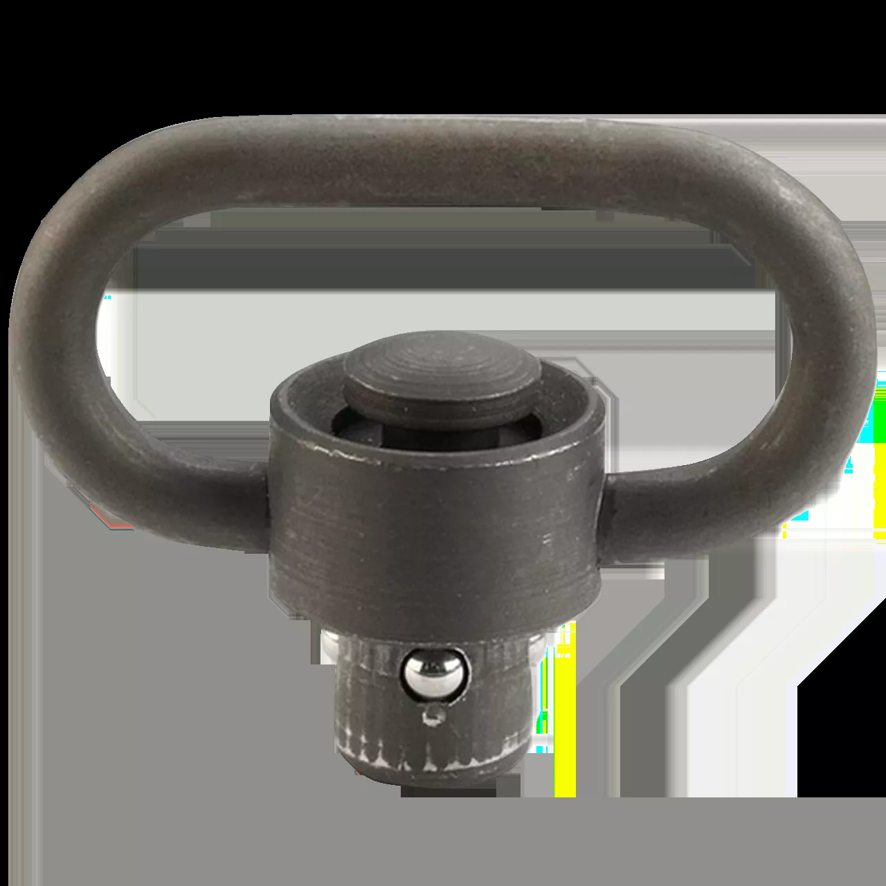 Blackhawk 71SS00BK Heavy DutyBlack Phosphate Push Button Steel Quick Release
