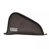 Blackhawk 74pr02bk Sportster Pistol Rug Large Size Made Of 600d Polyester With Black Finish, Soft Lining, Foam Padding & Self Healing Zippers 13.50 " L X 7 " W X 1 " D Interior Dimensions