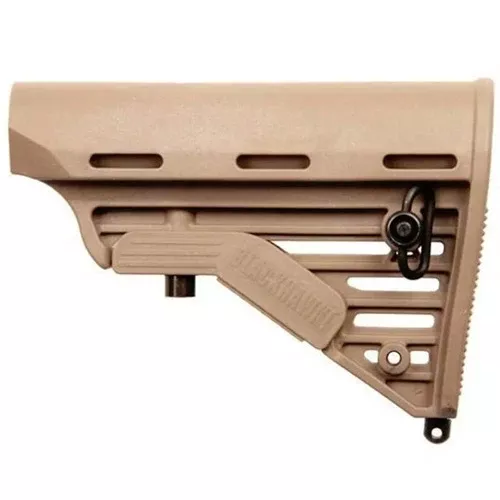 Blackhawk! Adjustable Commercial-Spec AR-15/M4 Carbine Buttstock, Dark Earth Polymer BLKK11021C