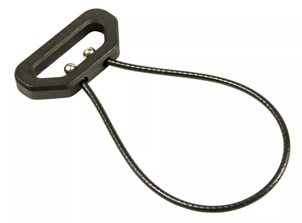 Blue Force Gear UWL325BK Universal Wire LoopAnodized Black 6061-T6 Aluminum 3.25"