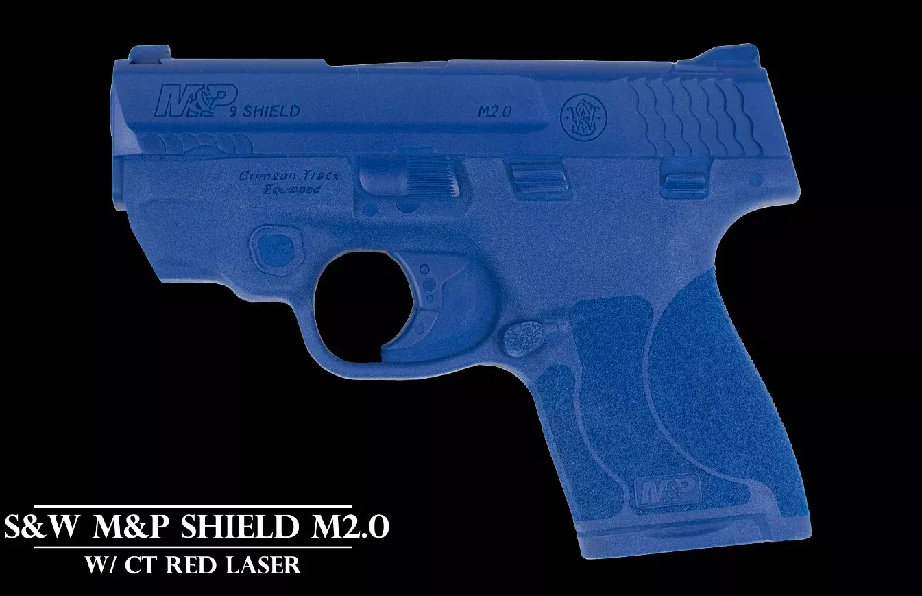Blueguns FSSWSHIELDCT S&W Shield w/ C.T. Laserguard Replica Training Gun (30-60 Day Lead Time )