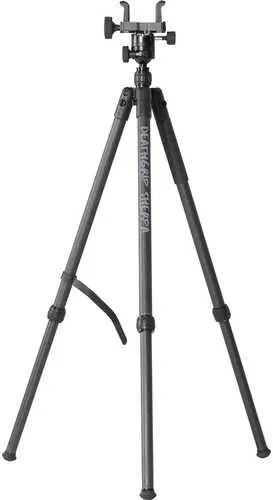 Bog- Pod 1168229 Deathgrip Sherpa Tripod With Removable Center Post Black/Carbon Fiber Legs Rubber With Removeable Spike