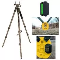 Bog- Pod Deathgrip Aluminum Shooting Tripod Realtree Excape - With Flash Bang Led Shot Indicator